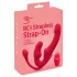You2Toys Strapless - připínací 3ramenný vibrátor (růžový)