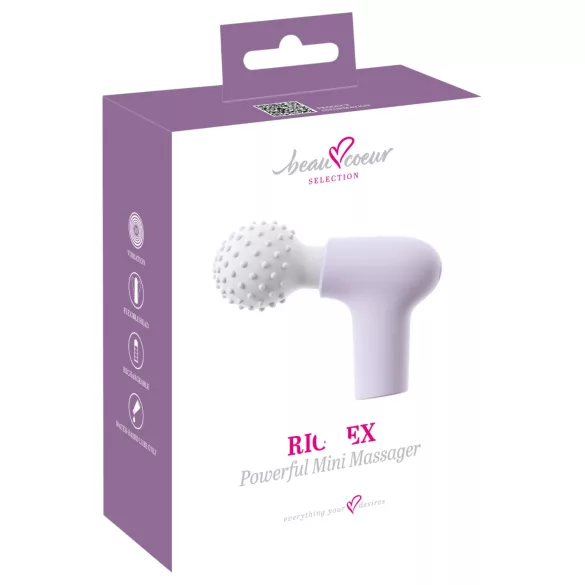 Beau Coeur Rionex - mini masážní vibrátor - fialový