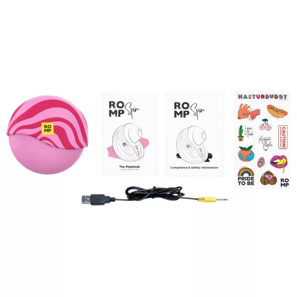 ROMP Spin - vzduchový stimulátor klitorisu (růžový)