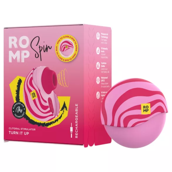 ROMP Spin - vzduchový stimulátor klitorisu (růžový)