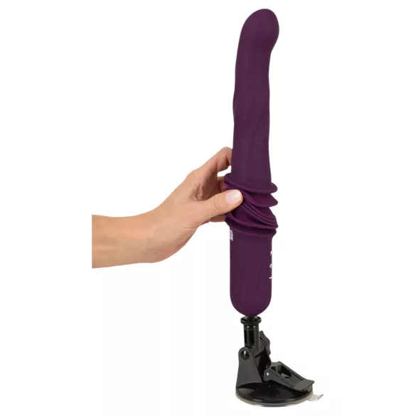 You2Toys - dálkově ovládaný zahřívací přirážecí vibrátor (fialový)