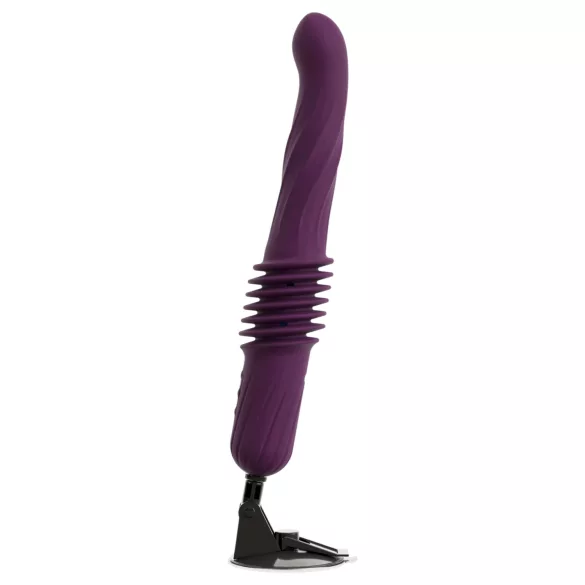 You2Toys - dálkově ovládaný zahřívací přirážecí vibrátor (fialový)