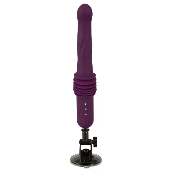 You2Toys - dálkově ovládaný zahřívací přirážecí vibrátor (fialový)