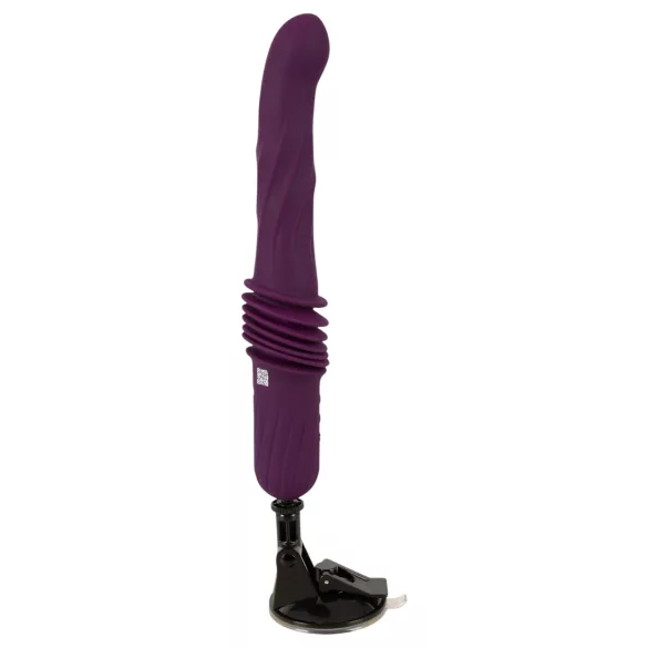 You2Toys - dálkově ovládaný zahřívací přirážecí vibrátor (fialový)
