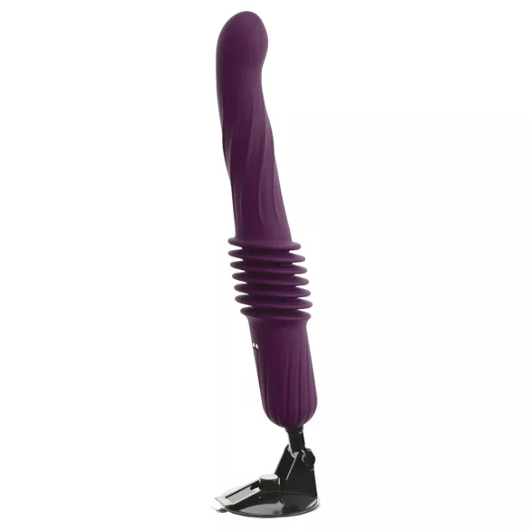 You2Toys - dálkově ovládaný zahřívací přirážecí vibrátor (fialový)