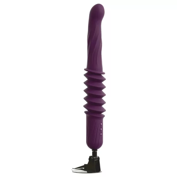You2Toys - dálkově ovládaný zahřívací přirážecí vibrátor (fialový)