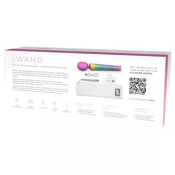 le Wand - masážní vibrátor - duhový
