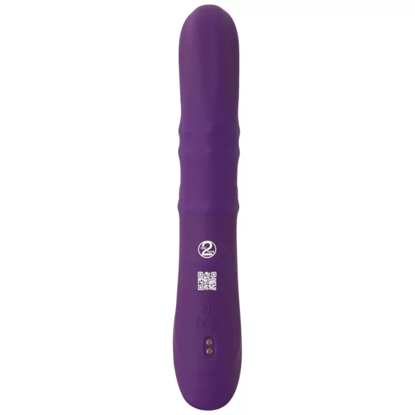You2Toys - kývavý vibrátor s pohyblivým kroužkem a ramenem na stimulaci klitorisu (fialový)