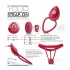You2Toys - nositelný vibrační stimulátor klitorisu (červený)