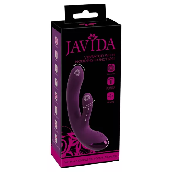 Javida - králičí G‑bodový a klitorální vibrátor (fialový)