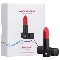Lovense Exomoon - minivibrátor ve tvaru rtěnky (černý)