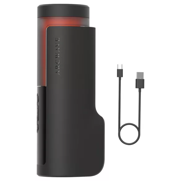 Arcwave Thruster - tlačný a rotační automatický masturbátor (černý)