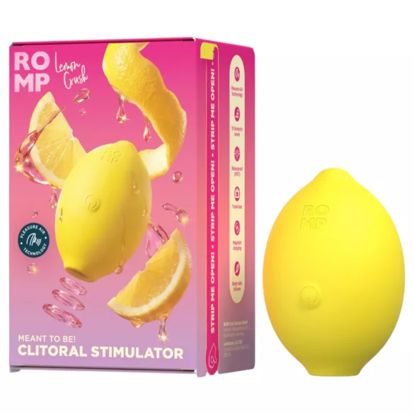 Romp Lemon Crush - vlnový stimulátor klitorisu (žlutý)