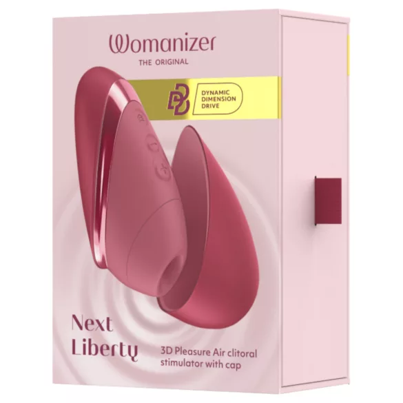 Womanizer Next Liberty - stimulátor klitorisu s tlakovými vlnami (červený)