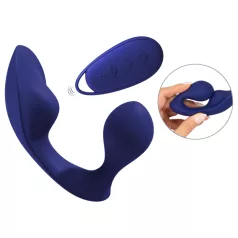   Smile - vibrační anální a venušin vibrátor s dálkovým ovládáním - modrý