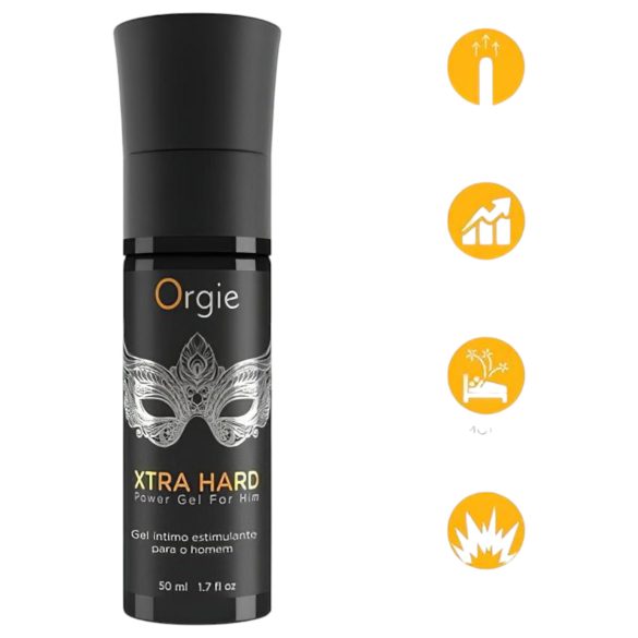 Orgie Xtra Hard - gel na podporu erekce - 50 ml