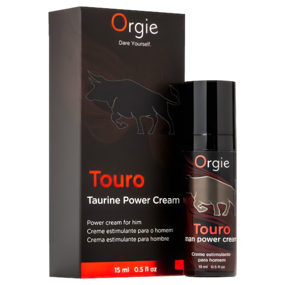 Orgie Touro Power - krém na podporu erekce - 15 ml