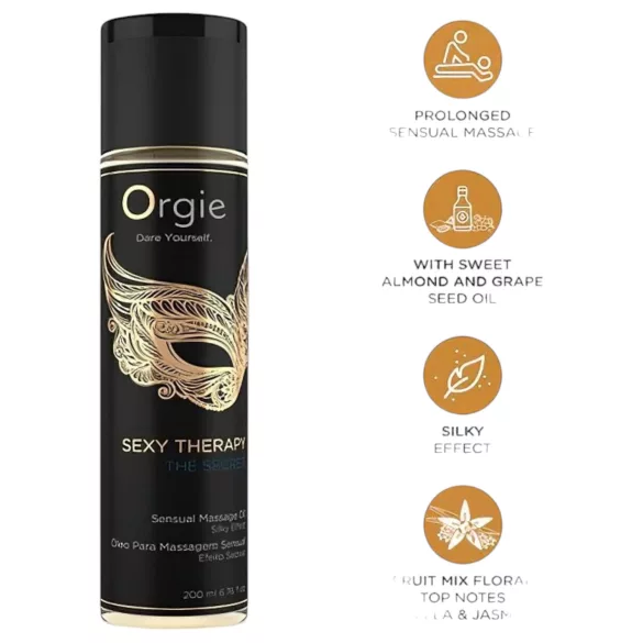 Orgie - masážní olej - smyslný - 200 ml