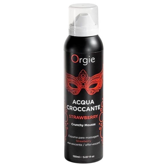 Orgie Acqua Croccante - masážní pěna - jahoda (150 ml)