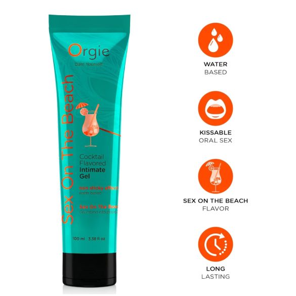 Orgie Cocktail - jedlý lubrikační gel - Sex On The Beach - 100 ml