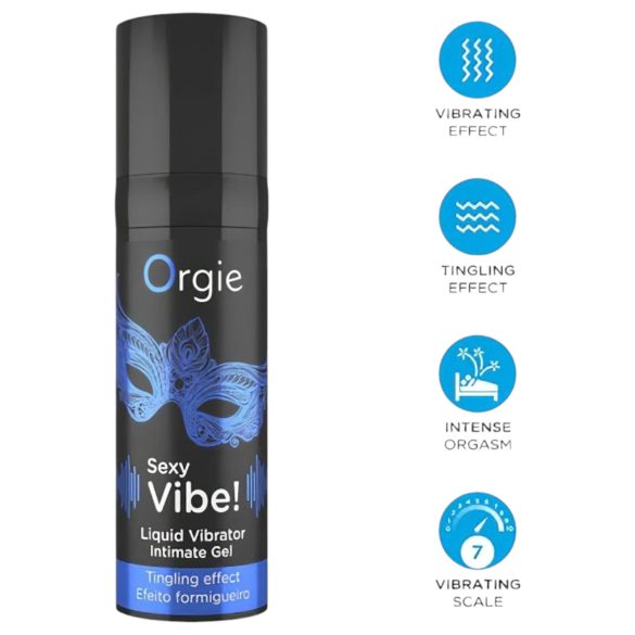 Orgie Bunny - vibrační sada erekčních kroužků (černá)