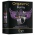 Orgie Orgasmic Bunny - vibrační kroužek na penis set (černý)