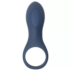   Amaysin - vibrační erekční kroužek na penis s akumulátorem (modrý)