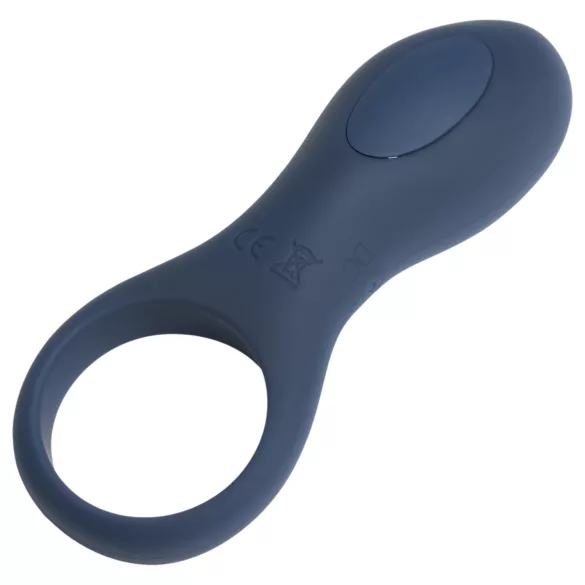 Amaysin - vibrační erekční kroužek na penis s akumulátorem (modrý)