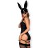 Obsessive OB7008 Sexy Bunny - sexy králičí kostým (černý)