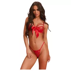   Obsessive Gifty - dvoudílná sexy souprava spodního prádla pro ženy (červená)