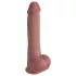 Natural Play - silikonové dildo 24 cm (tělové)