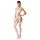 Passion BS053 - síťovaný set na krk (bílý) - S-L