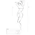 Passion BS064 - otevřený síťovaný body - červená - S-L