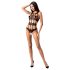 Passion BS083 - děrované, otevřené body (černé) S-L