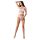 Passion BS083 - dírkované otevřené body (bílá) - S-L