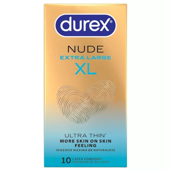 Durex Nude XL - extra velký kondom (10 ks)