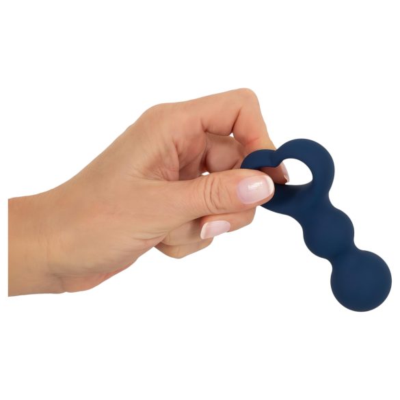 Magic Shiver - kuličkový anální kolík - ekologické balení