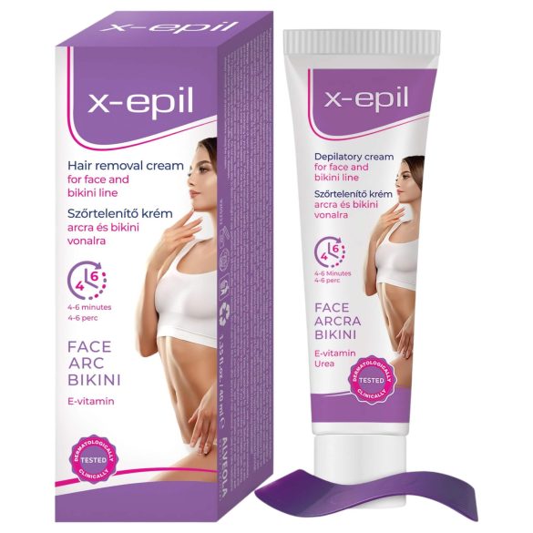X-Epil - krém na depilaci tváře/bikin (40ml)