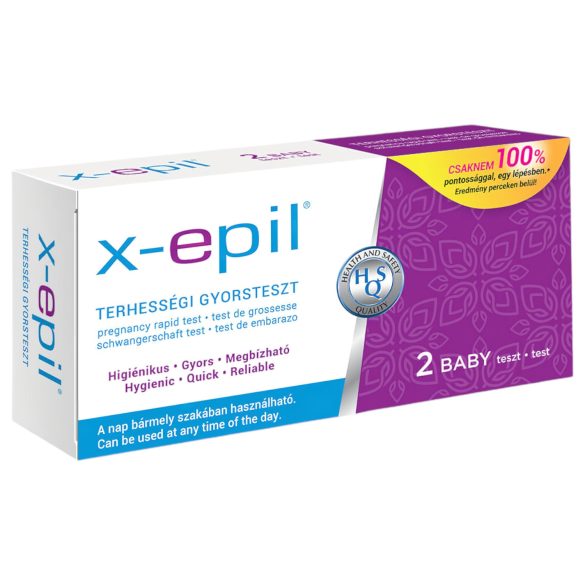 X-Epil - těhotenský rychlotest (2 ks)
