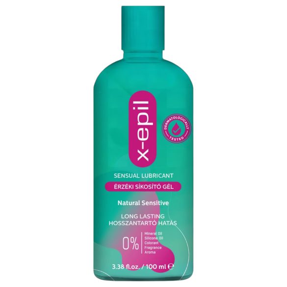 X-Epil Natural Sensitive - smyslný lubrikantní gel (100ml)