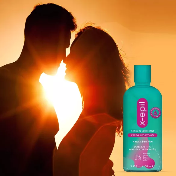 X-Epil Natural Sensitive - lubrikační gel - citlivá pokožka - 100 ml