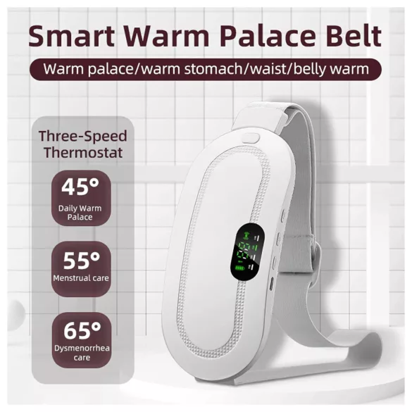 EMS - menstruační masážní pás s akumulátorem - bílý