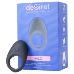   Desirel Halo - chytrý, vibrační kroužek na penis (černý)