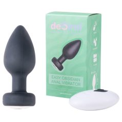   Desirel Easy Obsidian - bezdrátový, rádiový anální vibrátor (černý)