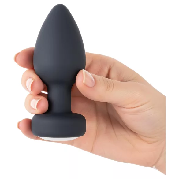 Desirel Easy Obsidian - anální vibrátor s rádiovým ovládáním, dobíjecí - černý
