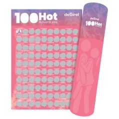   Desirel - Stírací plakát s 100 sexuálními pozicemi jako společenská hra