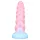 OgazR - dildo svítící jednorožec - 22 cm - duhové