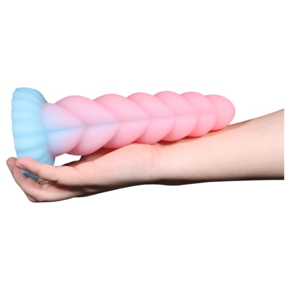 OgazR - dildo svítící jednorožec - 22 cm - duhové