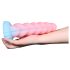 Svítící jednorožec dildo - 22 cm (duhové)