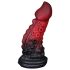 OgazR - chobotničkové dildo - 19 cm (červené)